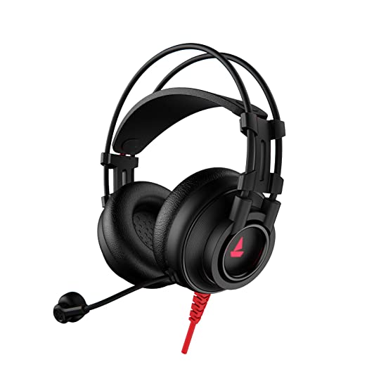 boAt Immortal IM-200 7.1 Wired Over Ear Headphones Channel USB Gaming Headphone with RGB Breathing LEDs & 50mm Drivers with mic (Active Black) boAt Immortal IM-200 7.1 Wired Over Ear Headphones Channel USB Gaming Headphone with RGB Breathing LEDs & 50mm Drivers with mic (Active Black)